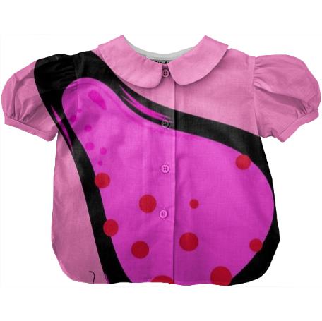 Kids artistic Bluse AVOCADO WILD PINK BLACK