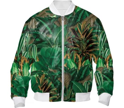 Palm de Flore Bomber Jacket