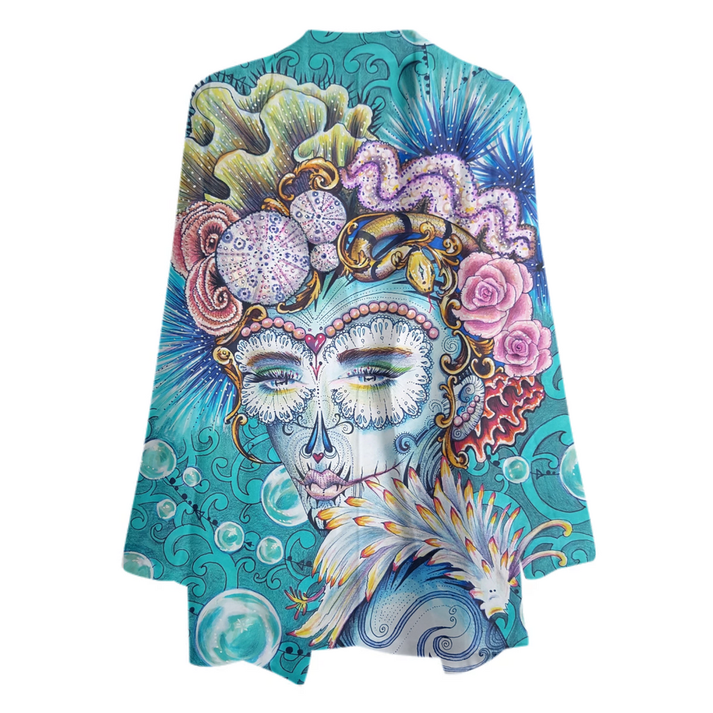 Day of the dead sea snake roses and pearls