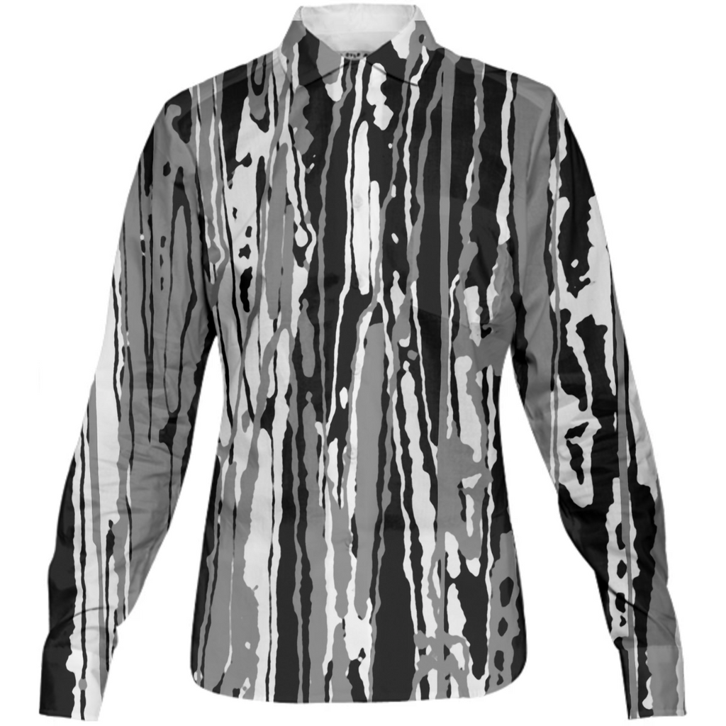 Black White and Grey Abstract Print
