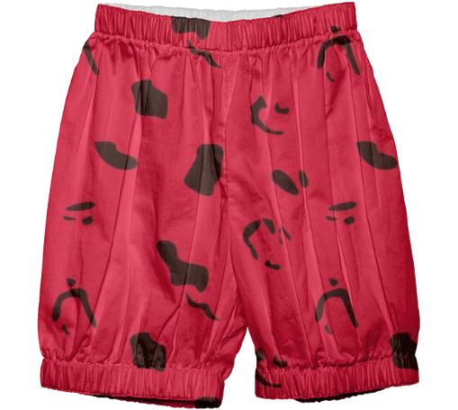 Kids elegant designers Pants AFRICA WILD RED