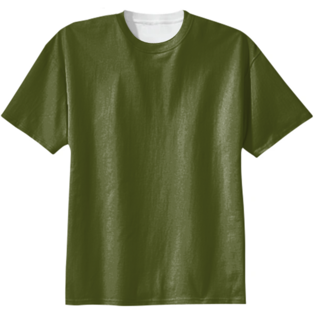 Army Green Cotton T-Shirt
