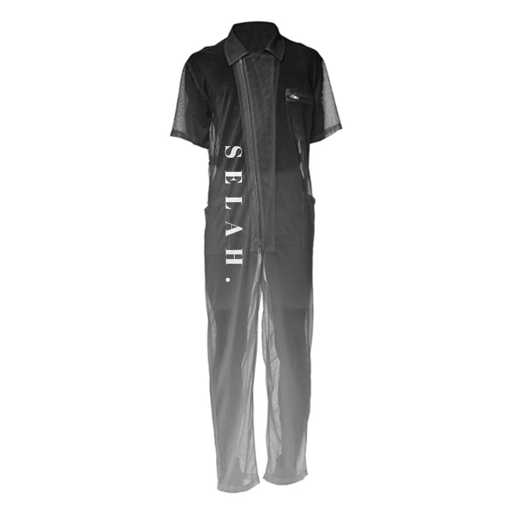 mesh jumpsuit selah