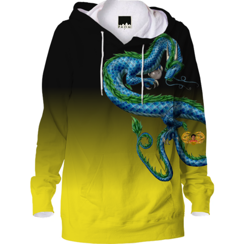 SHOWTIME KELV TWO-TONE HOODIE YLW