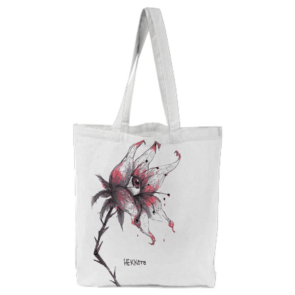 Beautiful aesthetic eye flower flora tote bag