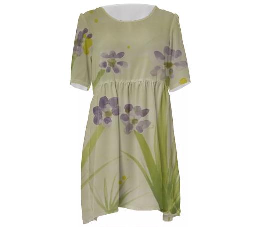 Olive Green With Purple