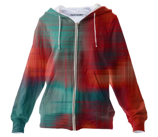 zip up hoodie abstract