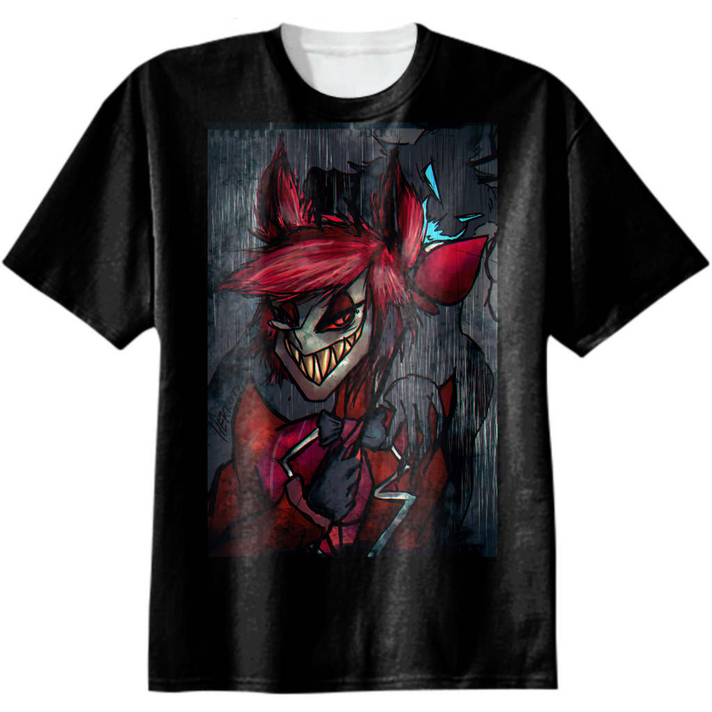 Dark Edgy Alastor Hazbin Hotel Radio demon shirt
