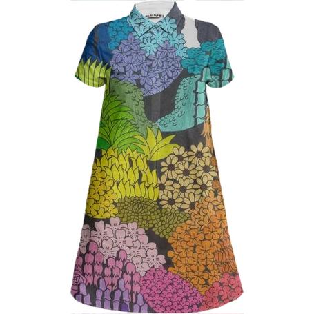 Spectrum Mini Shirt Dress