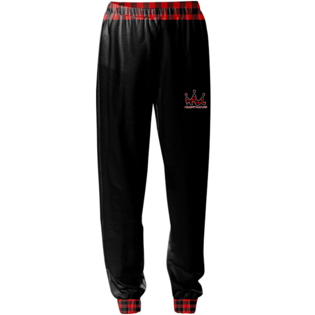 MFN Black Checkered Sweatpants