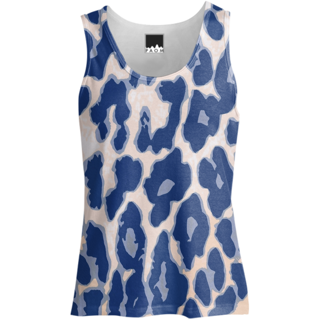 Blue Animal Print Juul Tank Top