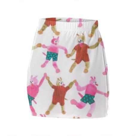 Happy Bear Friends Skirt