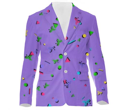 RetroHaskell Purple Fiesta Suit Jacket