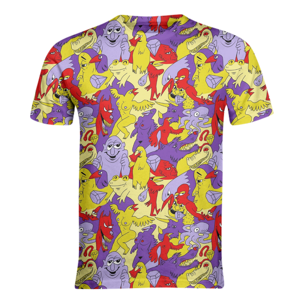 Bright Topless Bird Party