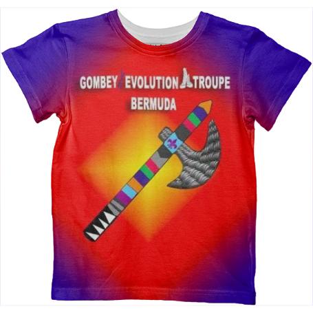 Gombey Evolution Troupe Bermuda Kids TShirt