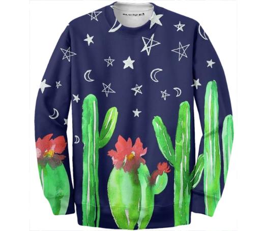 Cactus Night Sweatshirt