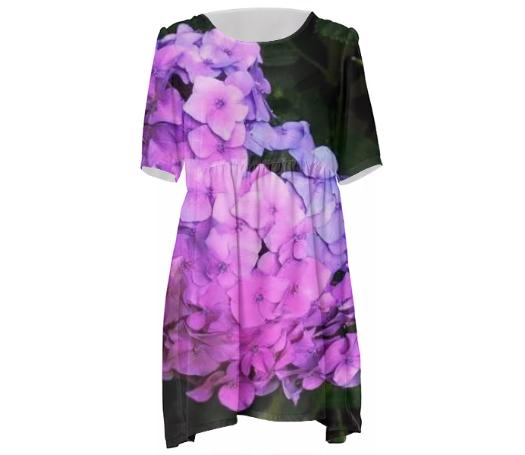Hydrangea Baby Doll Dress