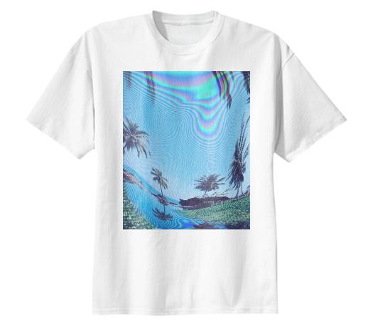 Placed Cotton T shirt