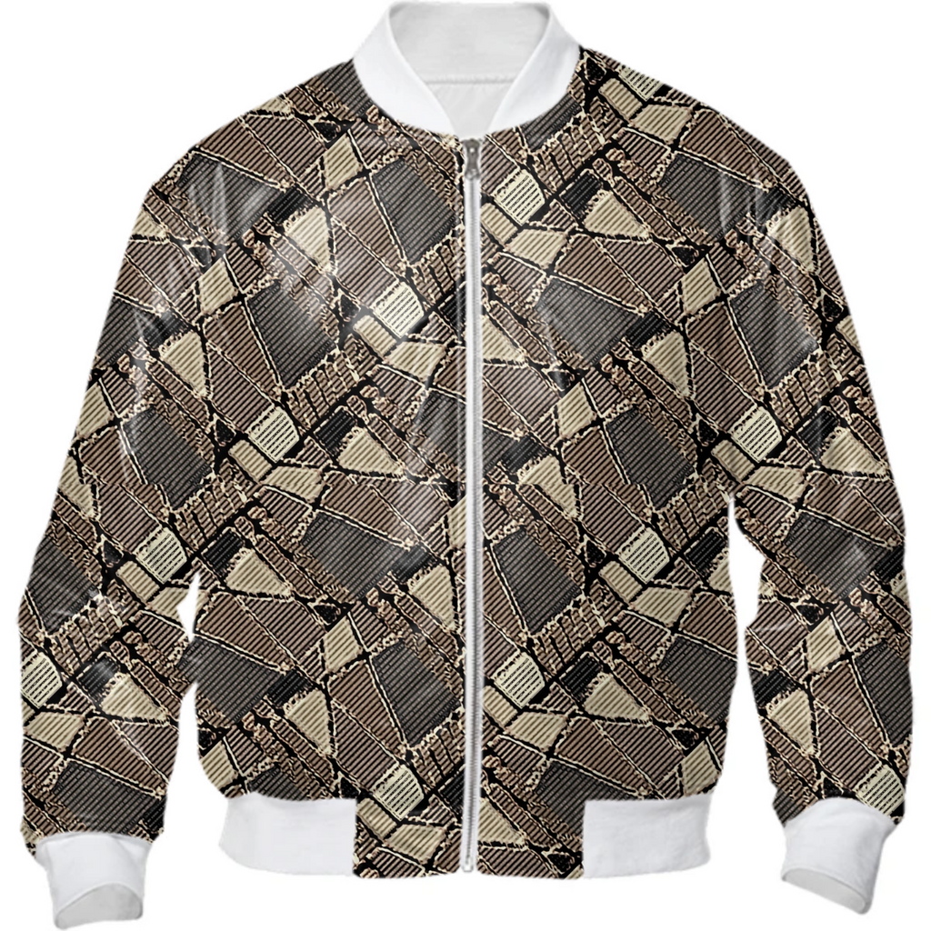Brown Geometric Camo Design