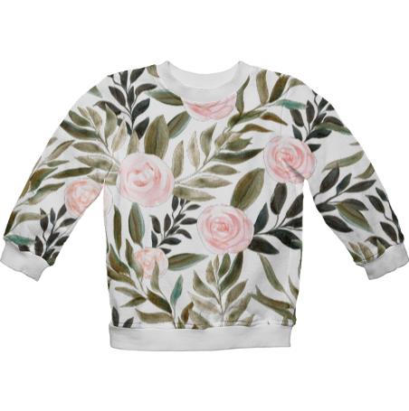 Little kids tshirt with Roses