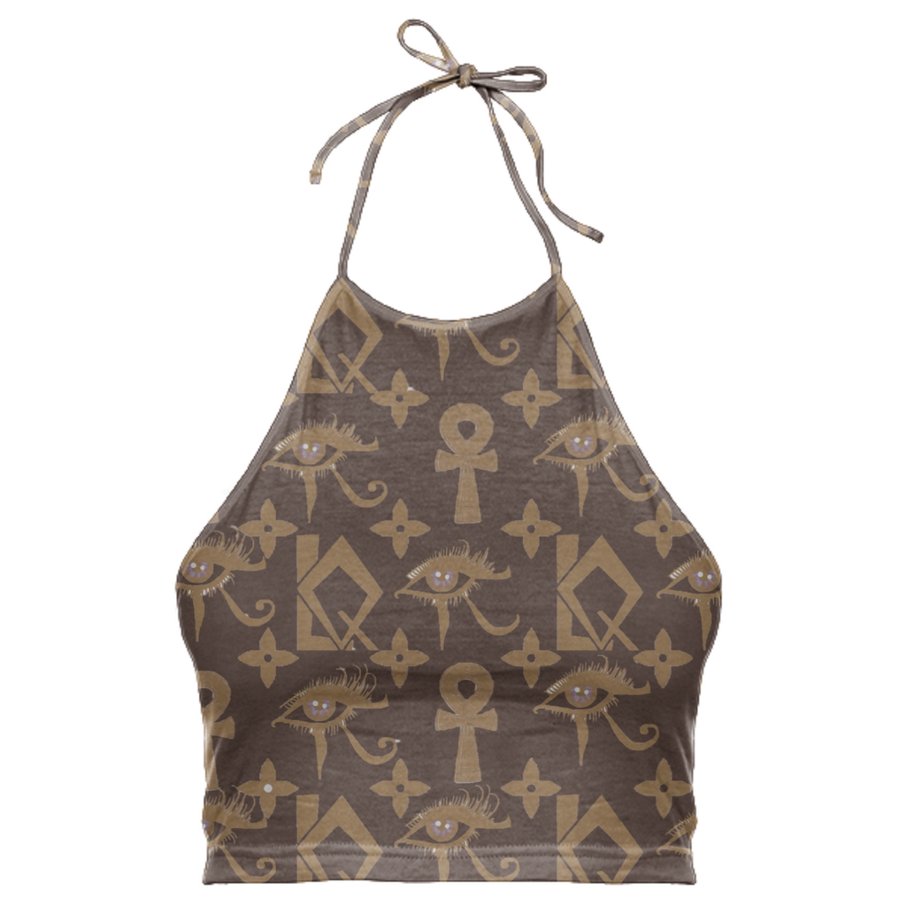 Last Foreign Queen Halter Top