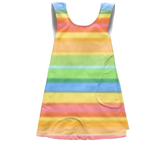 Little Girls Candy Stripe Dress