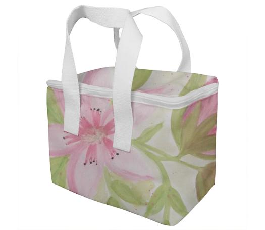 Pink Floral Lunch bag