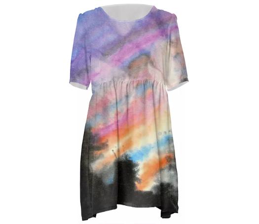 Nebulous Baby Doll Dress
