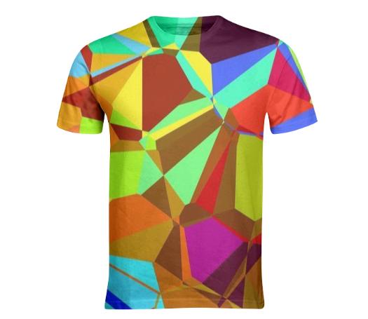 Cool colorful polygon shirt