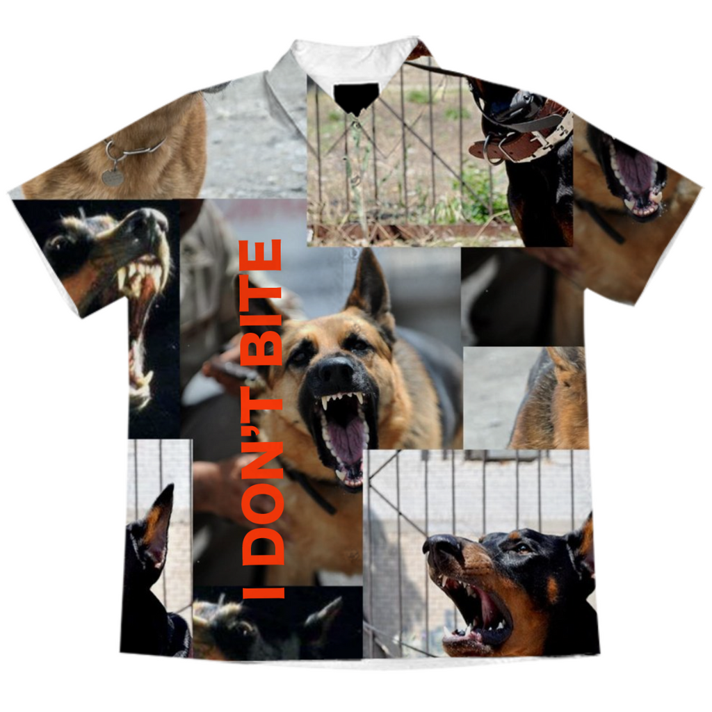 I don't bite button up
