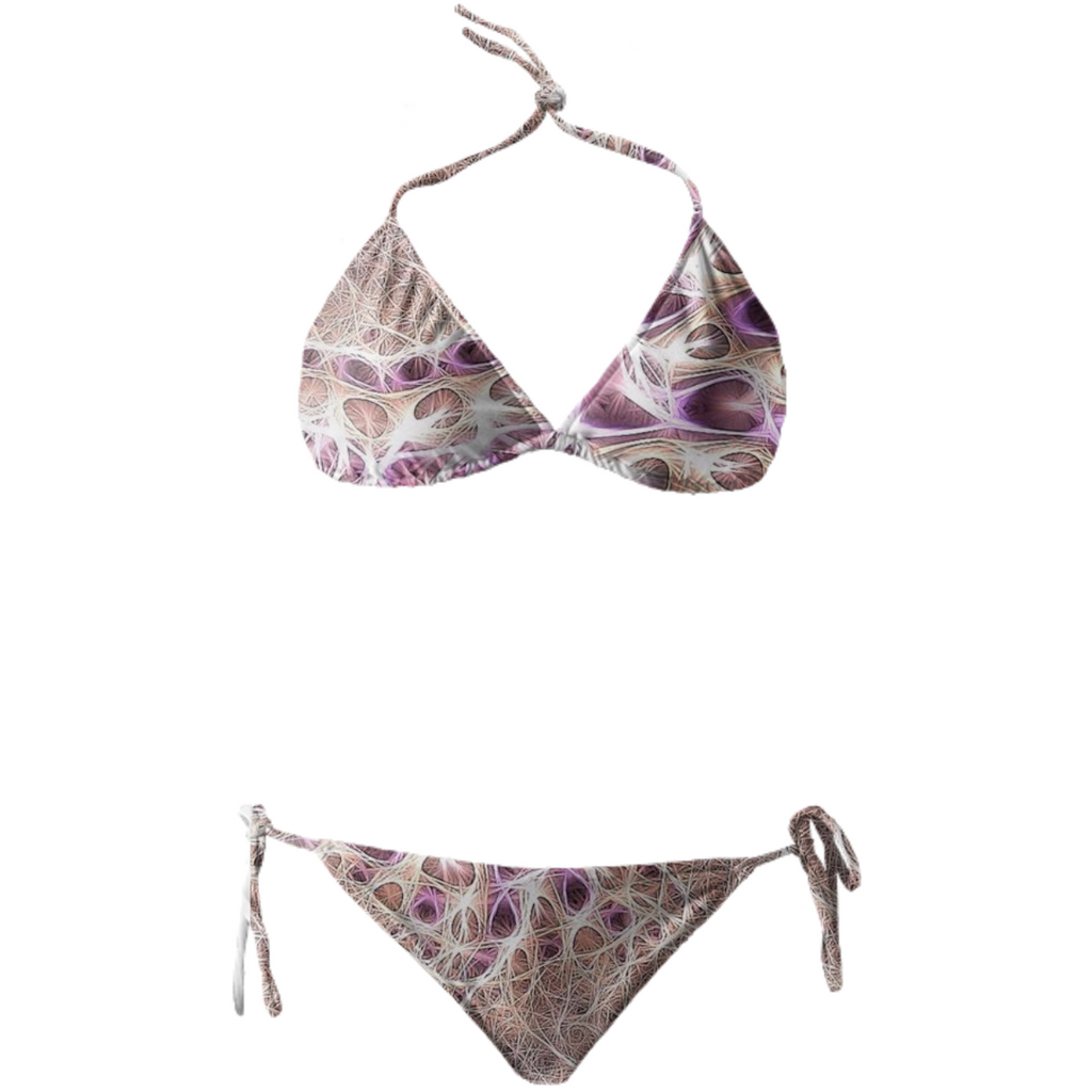 Purple Fractal Bikini