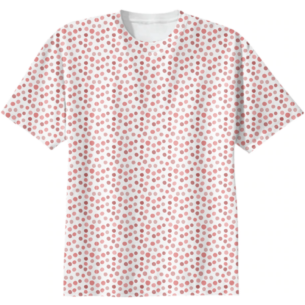 Mauve Dots Cotton Shirt
