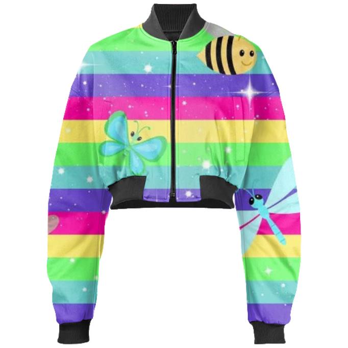 Rainbow Stripes Butterflies