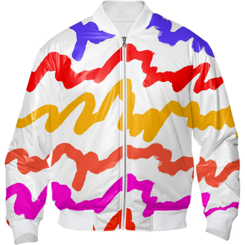 Multicolored Scribble Abstract Pattern