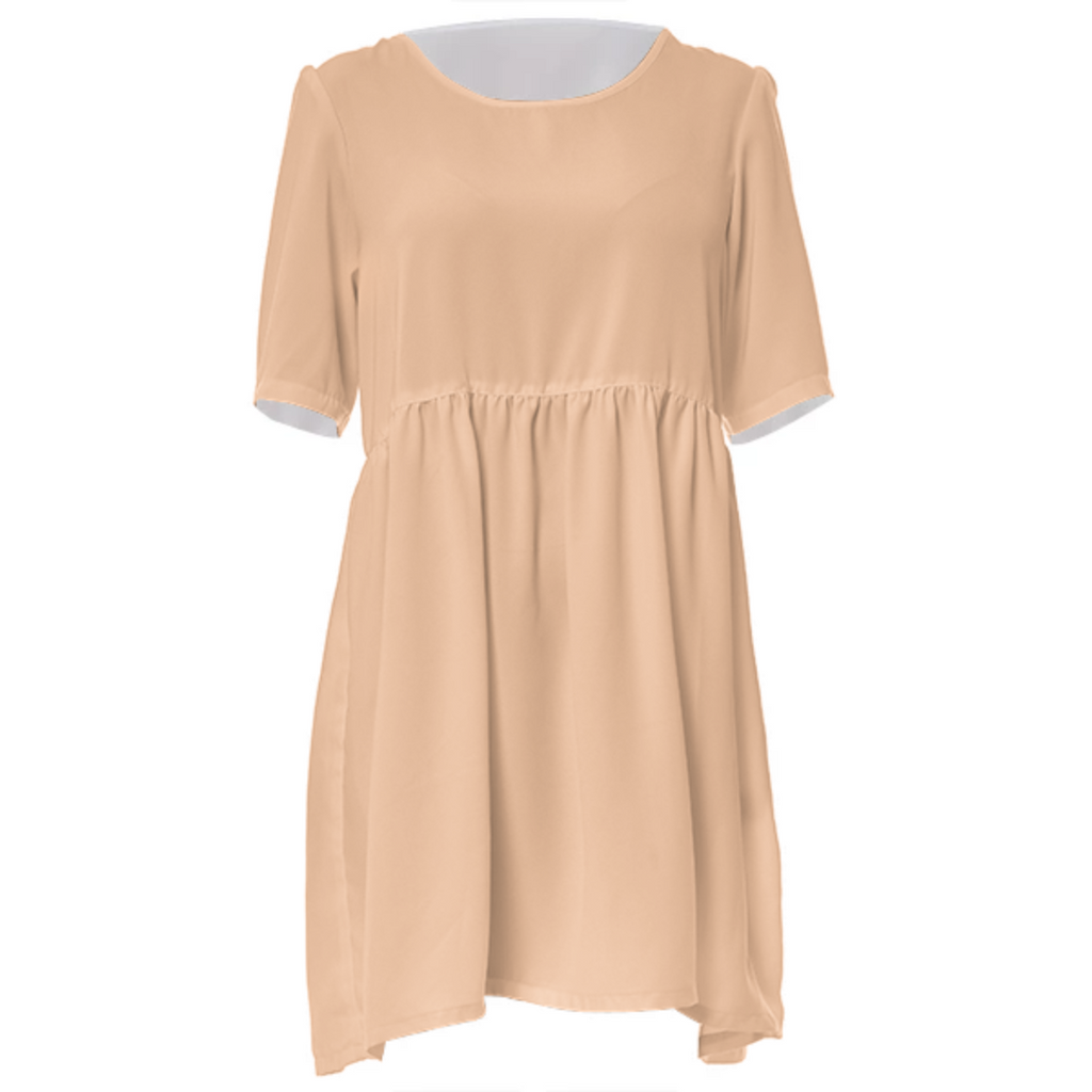 Ayumi Badu - Peach - Babydoll Dress