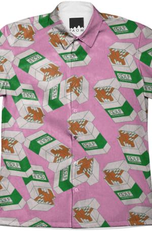 Golf Wang smoking sucks cig button up