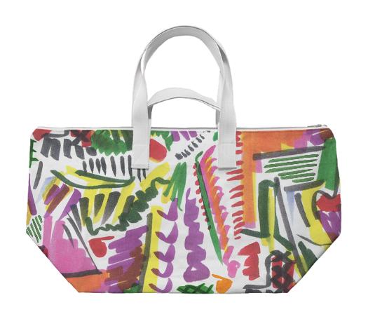 electra x domino x paom weekend bag