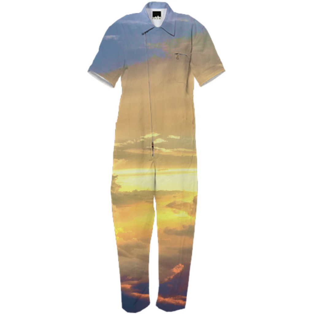 sky clouds sunset sunrise sun jumpsuit