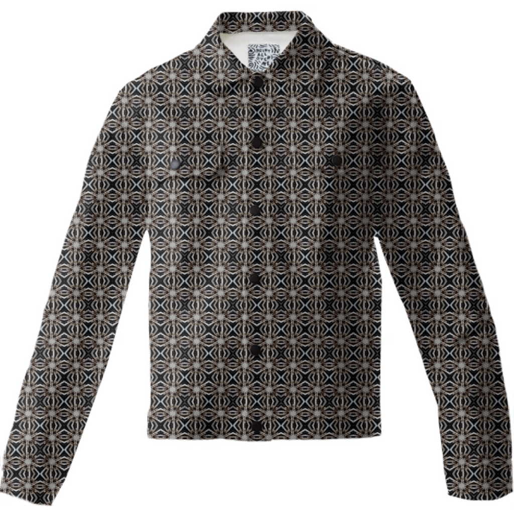 Modern Grunge Geometric Print
