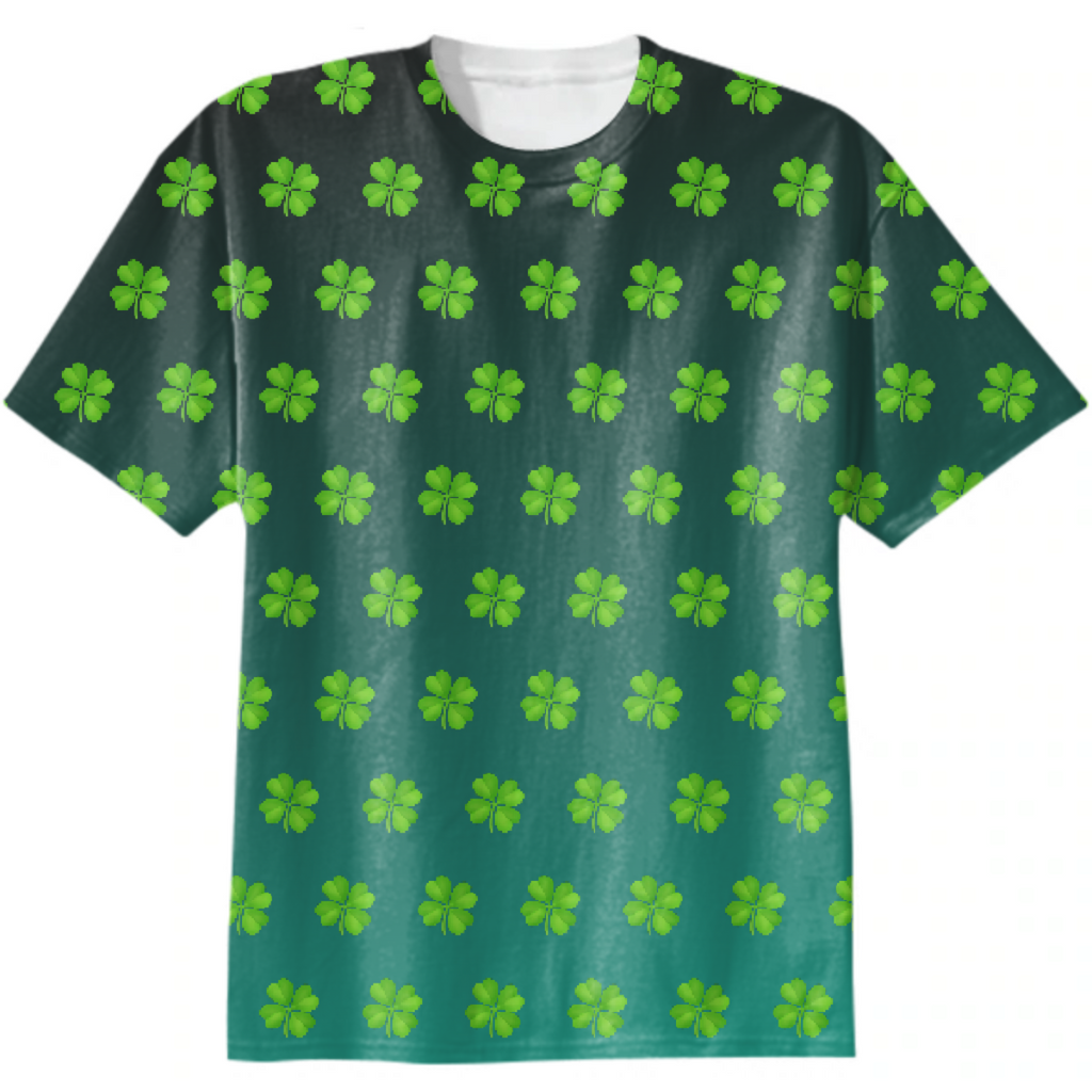 4 Leaf Clover Pixel Art Pattern