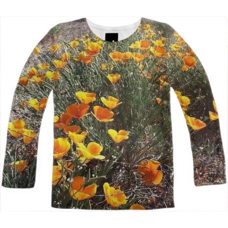 Poppies Long Sleeve Tee