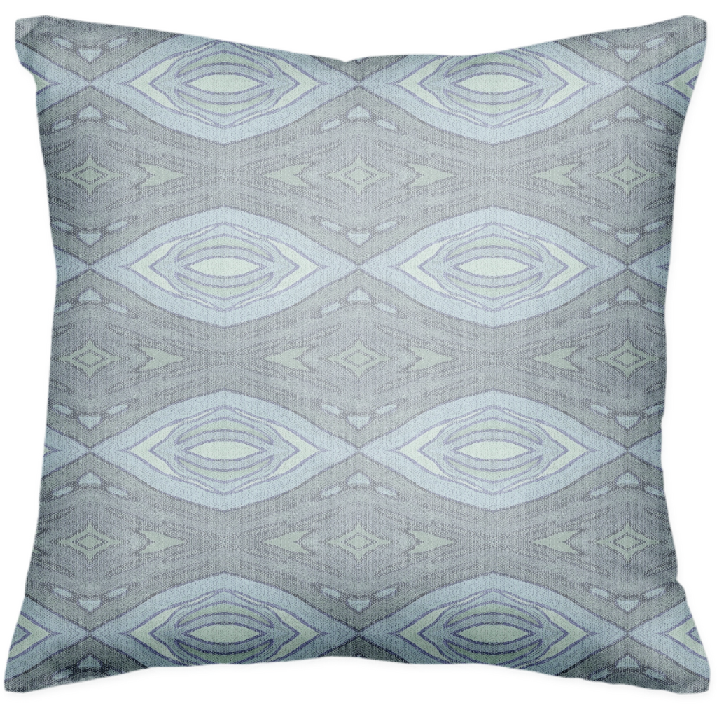 Blue Gothic Juul Throw Pillow