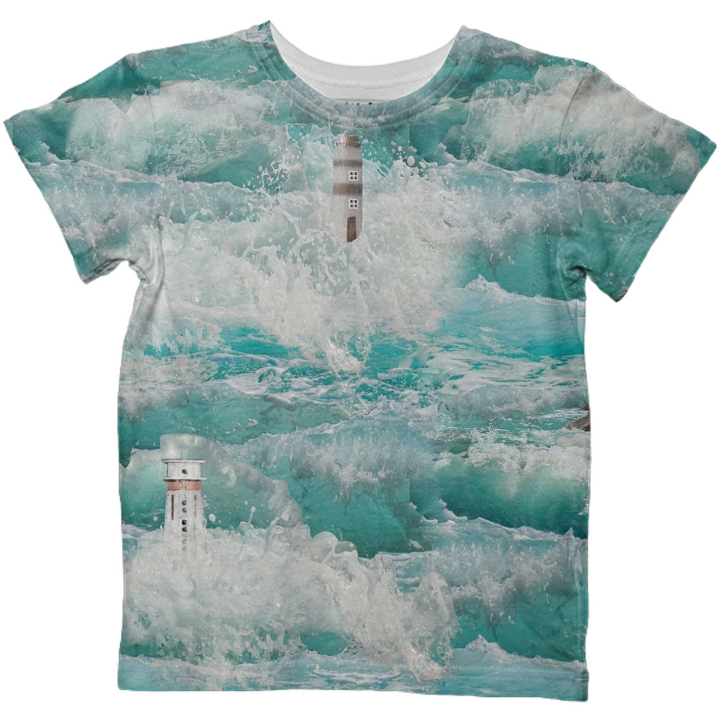sea spray, waves, foam, lighthouses, emerald, aquamarine,
