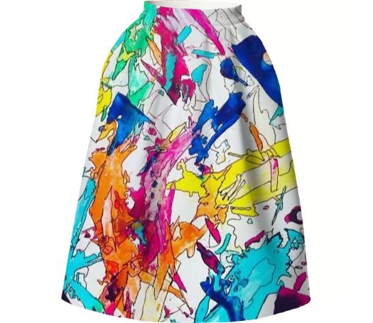 Color Map Skirt