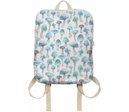 Blue Shroom Backpack