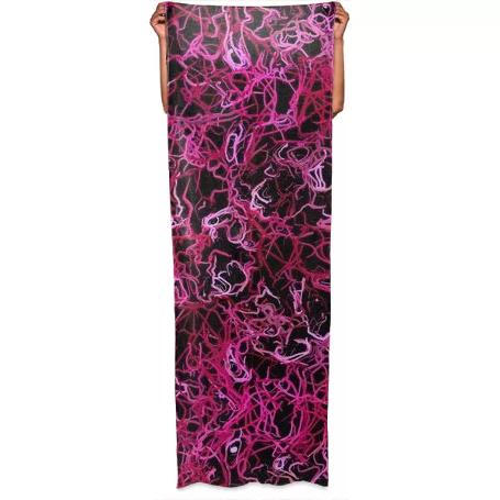 Hot Pink and Black Electric Lines 5078
