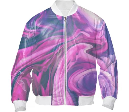 Marble Bomber Jacket BOM0013