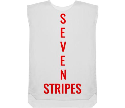 Seven Stripes Shift Dress White