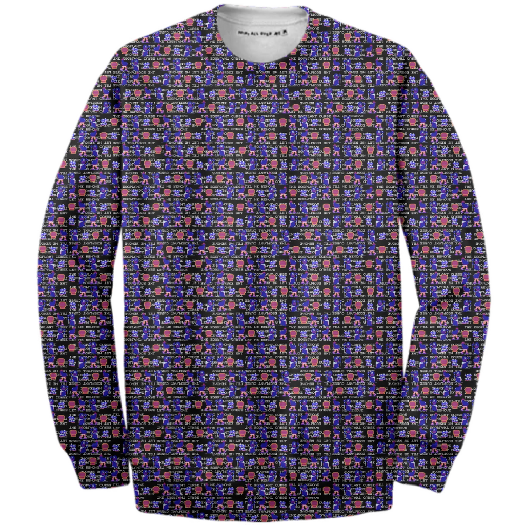 UGLY EGGPLANT SWEATSHIRT