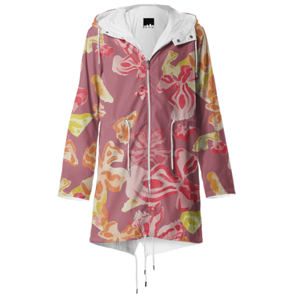 FLORAL RAINCOAT